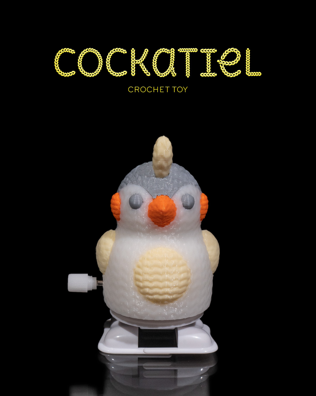 Cockatiel Crochet Toy